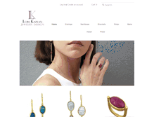 Tablet Screenshot of lorikaplanjewelry.com